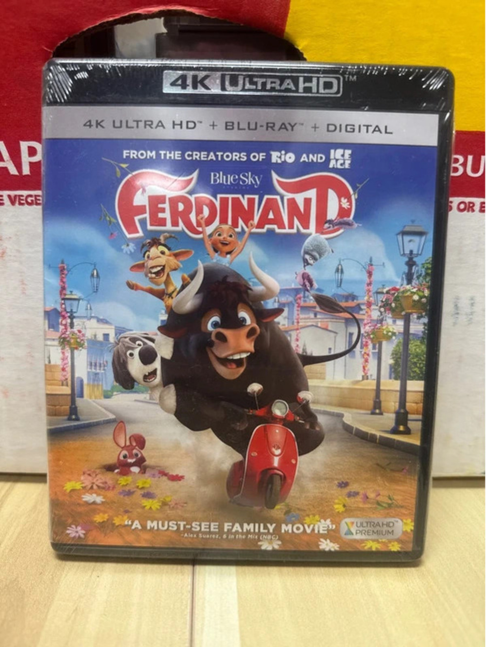 4K Ultra HD Blu-Ray + Digital “Ferdinand” Movie